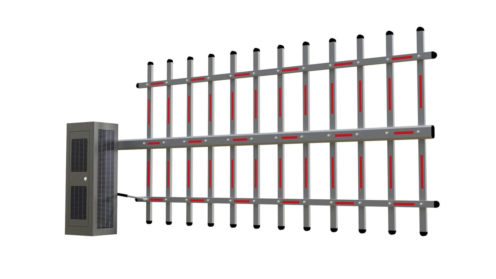 solar power automatic gate front