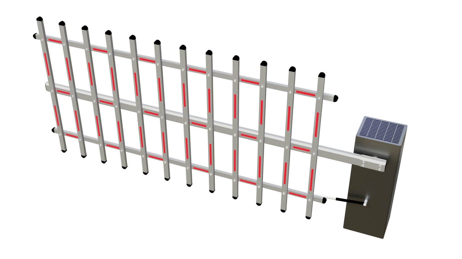 solar power automatic gate back