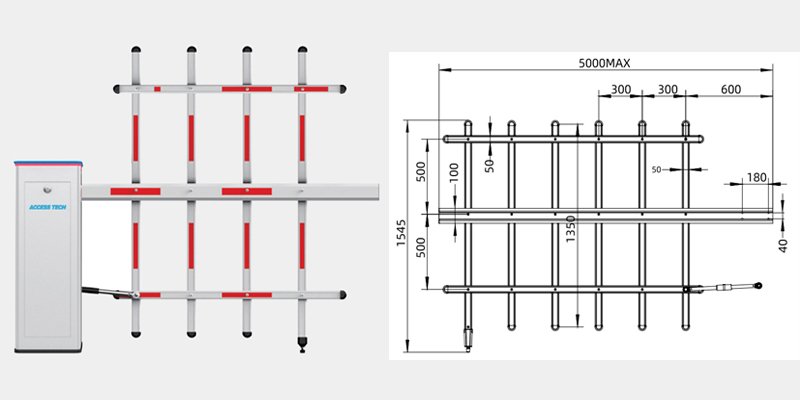 double fence boom shape