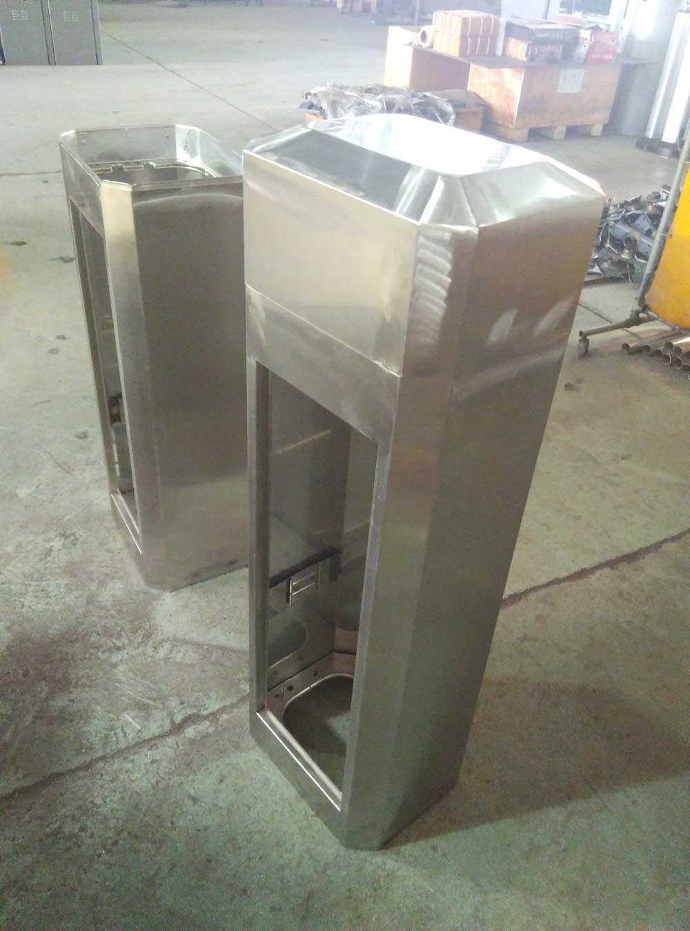 stainless barrier gate cabinet